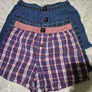 Jockey Men's Plaid and Patterned Boxers - Blue, Red, Pink